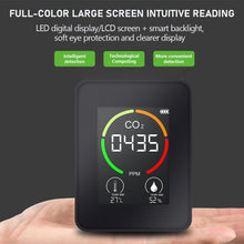 Load image into Gallery viewer, 3 IN 1 CO2 Meter CO2 Detector Multifunctional Thermohygrometer Home Intelligent Gas Analyzer Household Digital Air Pollution Monitor Infrared Sensors
