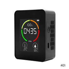 Load image into Gallery viewer, 3 IN 1 CO2 Meter CO2 Detector Multifunctional Thermohygrometer Home Intelligent Gas Analyzer Household Digital Air Pollution Monitor Infrared Sensors
