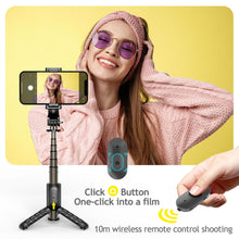 Load image into Gallery viewer, 3 in 1 Mini Foldable Tripod Bluetooth Selfie Stick For Android IOS Wireless Remote Shutter Extendable Mobile Phone Holder
