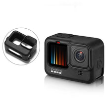 Load image into Gallery viewer, Battery Side Cover For GoPro 9 Action Camera Black Removable Flip Design Charging Port Door Lid with Silicone Protective Sleeve
