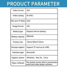 Load image into Gallery viewer, Mini camera 1080P HD Camcorder Infrared Night Vision WIFI Wireless Camera Remote Monitor Home Security Surveillance Cam
