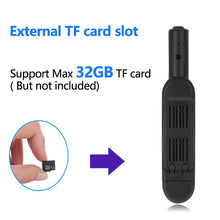 Load image into Gallery viewer, T189 Hidden Mini Camcorder Full HD 1080P Camera Clear Voice Wearable Lightweight Cam DVR Digital Video Recorder TF Card Storage
