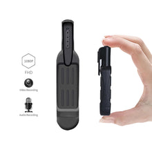 Load image into Gallery viewer, T189 Hidden Mini Camcorder Full HD 1080P Camera Clear Voice Wearable Lightweight Cam DVR Digital Video Recorder TF Card Storage
