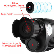 Load image into Gallery viewer, HD Infrared Night Vision Device 5X Digital Zoom Recording Video Camera Monocular Telescope For Outdoor Travel Hunting
