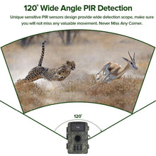 Load image into Gallery viewer, 12MP 1080P Night Vision Clear Wildlife Hunting Trail Game Camera IP66 Outdoor Camouflage surveillance Motion Scouting Camera
