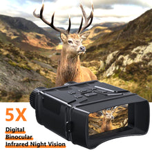 Load image into Gallery viewer, 5X Digital Zoom Infrared Night Vision Device HD 1080P Binocular Telescope Outdoor Field Motion Scouting Video Recording Camera
