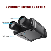 Load image into Gallery viewer, 5X Digital Zoom Infrared Night Vision Device HD 1080P Binocular Telescope Outdoor Field Motion Scouting Video Recording Camera
