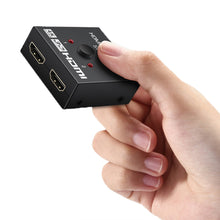 Load image into Gallery viewer, 4K 60Hz HD 1080P HDCP Splitter HDMI-Compatible Switch Switcher 1X2 Split Amplifier Dual Display For DVD For PS3 HDTV 1 in 2 Out
