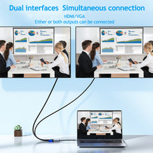 Load image into Gallery viewer, USB 3.0 to HDMI-Compatible VGA DVI Adapter Converter 1080P HD for Computer to Projector TV Monitor Extend Screen VGA Cable
