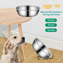 Load image into Gallery viewer, 9 Size Large Capacity Stainless Steel Dog Bowl For Dish Water Dog Food Bowl Pet Puppy Cat Bowl Feeder Feeding Durable Pet Supplies
