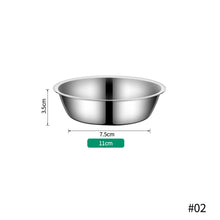 Load image into Gallery viewer, 9 Size Large Capacity Stainless Steel Dog Bowl For Dish Water Dog Food Bowl Pet Puppy Cat Bowl Feeder Feeding Durable Pet Supplies
