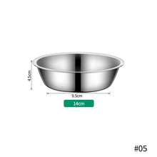Load image into Gallery viewer, 9 Size Large Capacity Stainless Steel Dog Bowl For Dish Water Dog Food Bowl Pet Puppy Cat Bowl Feeder Feeding Durable Pet Supplies
