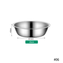 Load image into Gallery viewer, 9 Size Large Capacity Stainless Steel Dog Bowl For Dish Water Dog Food Bowl Pet Puppy Cat Bowl Feeder Feeding Durable Pet Supplies
