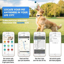 Load image into Gallery viewer, G12 Smart GPS Tracking Collar Pet Locator Universal IP67 Waterproof Mini Tracking For Cats And Dogs Positioning Tracker Locating
