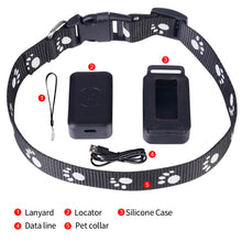Load image into Gallery viewer, Pet Smart GPS Locator Waterproof Mini Anti-Lost Pets GPS WIFI LBS Tracker Real-time Tracking Locator Collar For Children Pets USB Charging
