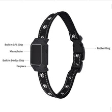 Load image into Gallery viewer, Smart Pet GPS Tracker Pet Locator IP67 Waterproof Remote Voice Monitoring with GPS LBS Wifi Locating System APP Control
