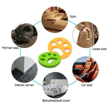 Load image into Gallery viewer, Fur Zapper Pet Hair Remover Silicone Brush Sofa Car Washing Machine Reusable Laundry Fur Catcher Cleaning Products Accessories

