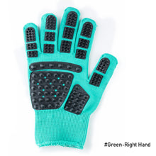 Load image into Gallery viewer, Rubber Pet Dogs Cats Grooming Gloves Mitten Deshedding Cleaning Animal Hair Remover Brush Scratcher for Dog Cat Combing Massage
