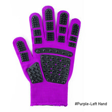 Load image into Gallery viewer, Rubber Pet Dogs Cats Grooming Gloves Mitten Deshedding Cleaning Animal Hair Remover Brush Scratcher for Dog Cat Combing Massage
