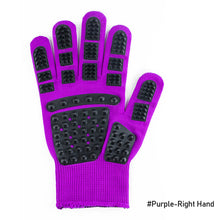 Load image into Gallery viewer, Rubber Pet Dogs Cats Grooming Gloves Mitten Deshedding Cleaning Animal Hair Remover Brush Scratcher for Dog Cat Combing Massage
