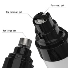 Load image into Gallery viewer, Electric Dog Nail Clippers Rechargeable USB Charging Electric Pet Nail Grinder for Small Medium Large Dogs Cats, Painless Paws Grooming Trimming
