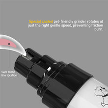 Load image into Gallery viewer, Electric Dog Nail Clippers Rechargeable USB Charging Electric Pet Nail Grinder for Small Medium Large Dogs Cats, Painless Paws Grooming Trimming

