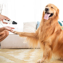 Load image into Gallery viewer, Electric Dog Nail Clippers Rechargeable USB Charging Electric Pet Nail Grinder for Small Medium Large Dogs Cats, Painless Paws Grooming Trimming

