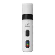 Load image into Gallery viewer, Electric Dog Nail Clippers Rechargeable USB Charging Electric Pet Nail Grinder for Small Medium Large Dogs Cats, Painless Paws Grooming Trimming
