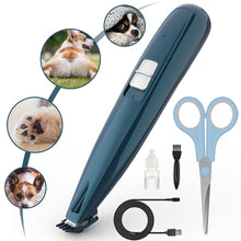 Load image into Gallery viewer, Dog Clippers Professional Pet Electric Clipper Pet Foot Hair Trimmer USB Rechargeable Hairdressing Puppy Cats Dogs Hair Trimmer Grooming Cutter Pet Supplies
