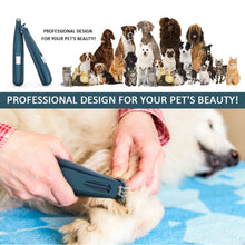 Load image into Gallery viewer, Dog Clippers Professional Pet Electric Clipper Pet Foot Hair Trimmer USB Rechargeable Hairdressing Puppy Cats Dogs Hair Trimmer Grooming Cutter Pet Supplies
