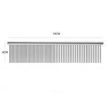 Load image into Gallery viewer, Colorful Dog Comb Long Thick Hair Fur Removal Brush Stainless Steel Lightweight Pet Beauty Grooming Tool
