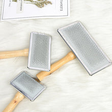 Load image into Gallery viewer, Dog Hair Remover Combs Pet Cat Hair Shedding Brush Wood Handle Puppy Dog Grooming Comb Long Hair Cats Dogs Cleaning Supplies
