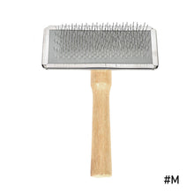 Load image into Gallery viewer, Dog Hair Remover Combs Pet Cat Hair Shedding Brush Wood Handle Puppy Dog Grooming Comb Long Hair Cats Dogs Cleaning Supplies
