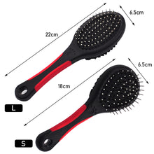 Load image into Gallery viewer, Double Faced Pet Dog Comb Hair Remover for Dogs and Cats Pet Grooming Comb Automatic Cats Hair Brush Pet Supplies

