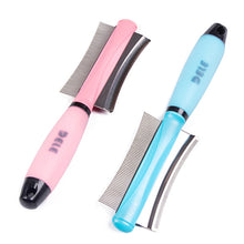 Load image into Gallery viewer, Double Sided Needle Comb Pet Dog Comb Hair Remover for Dogs and Cats Pet Grooming Comb Automatic Cats Hair Brush Pet Supplies
