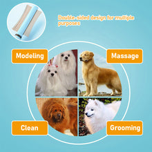 Load image into Gallery viewer, Double Sided Needle Comb Pet Dog Comb Hair Remover for Dogs and Cats Pet Grooming Comb Automatic Cats Hair Brush Pet Supplies
