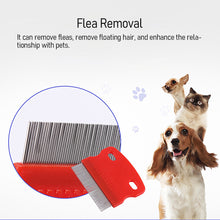 Load image into Gallery viewer, Pet Cat Comb Hair Remover Self Cleaning Flea Comb for Dogs and Cats Pet Grooming Comb Automatic Cats Hair Brush Pet Supplies
