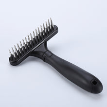 Load image into Gallery viewer, Pet Slicker Brush Cat Dog Grooming Undercoat Comb Grooming Raker for Short or Long Hair with Double Row of Stainless Steel Pins
