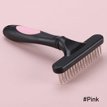 Load image into Gallery viewer, Pet Slicker Brush Cat Dog Grooming Undercoat Comb Grooming Raker for Short or Long Hair with Double Row of Stainless Steel Pins

