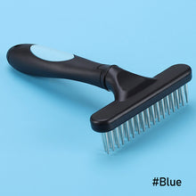 Load image into Gallery viewer, Pet Slicker Brush Cat Dog Grooming Undercoat Comb Grooming Raker for Short or Long Hair with Double Row of Stainless Steel Pins
