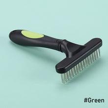 Load image into Gallery viewer, Pet Slicker Brush Cat Dog Grooming Undercoat Comb Grooming Raker for Short or Long Hair with Double Row of Stainless Steel Pins
