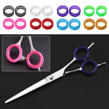 Load image into Gallery viewer, Finger Rings Fit Any Scissors Inserts Hairdressing Scissor Accessorie replacement parts fit all size Silicone Soft
