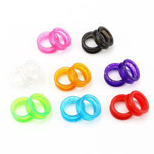 Load image into Gallery viewer, Finger Rings Fit Any Scissors Inserts Hairdressing Scissor Accessorie replacement parts fit all size Silicone Soft
