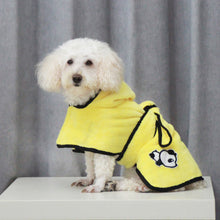Load image into Gallery viewer, Dog Bathrobe Towel Pet Dog Bath Towel Robe Pet Drying Super Absorbent Coat Large Medium Small Puppy Dog Clothes Pet Supplies
