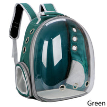 Load image into Gallery viewer, Portable Astronaut Window Backpack Transparent Large Capacity Pet Carrier Breathable Carrying Travel Bag Space Capsule Shoulder Bag Outdoor Backpacks for Puppy Pet Cat Dog
