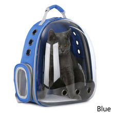 Load image into Gallery viewer, Portable Astronaut Window Backpack Transparent Large Capacity Pet Carrier Breathable Carrying Travel Bag Space Capsule Shoulder Bag Outdoor Backpacks for Puppy Pet Cat Dog
