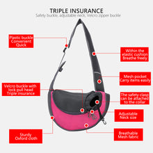 Load image into Gallery viewer, Puppy Carrier Travel Handbag Shoulder Bag S/L Pet Pouch Mesh Single Shoulder Bag Breathable Slings Dog Carriers Pets Comfort Travel Tote Cat Outdoor Cover Pets Supplies
