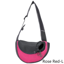 Load image into Gallery viewer, Puppy Carrier Travel Handbag Shoulder Bag S/L Pet Pouch Mesh Single Shoulder Bag Breathable Slings Dog Carriers Pets Comfort Travel Tote Cat Outdoor Cover Pets Supplies

