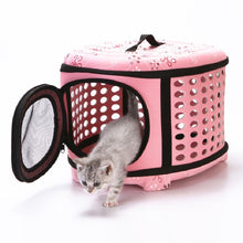 Load image into Gallery viewer, Pet Carrier Bag Portable Dog Bags EVA Foldable Travel Chest Puppy Carrying Basket Breathable Mesh Transport Box Puppy Outdoor Handbag Pet Supplies
