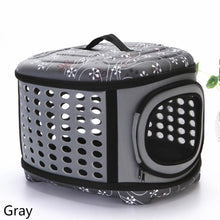 Load image into Gallery viewer, Pet Carrier Bag Portable Dog Bags EVA Foldable Travel Chest Puppy Carrying Basket Breathable Mesh Transport Box Puppy Outdoor Handbag Pet Supplies
